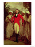 Colonel Colin Mackenzie and His Indian Pandits, 1816 Giclee Print by Thomas Hickey