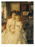 All Happiness circa 1880 reproduction procédé giclée par Alfred Emile Léopold Stevens