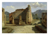 The Forum of Pompeii Giclee Print by Achille Etna Michallon The Forum of Pompeii Giclee Print by Achille Etna Michallon