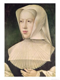 Marquerite de Habsbourg Duchess of Savoy reproduction procédé giclée par Bernart Van Orley