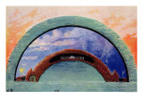 Representation of Heaven and Earth According to the Babylonians, after a Sketch by Jensen, P. reproduction procédé giclée par M. Raenicke