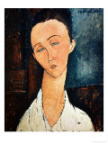 Portrait of Lunia Czechowska, 1918 Giclee Print by Amedeo Modigliani