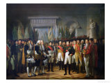 Napoleon I Receiving the Deputies of the Conservative Senate at the Royal Palace in Berlin Giclee-trykk av Rene Theodore Berthon