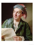 Portrait of Jean-Francois Marmontel 1767 Giclee Print by Alexander Roslin