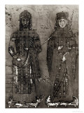 Manuel I Comnenus and Empress Maria of Antioch Giclee Print