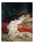 Sarah Bernhardt 1876 Reproduction procédé giclée par Georges Clairin