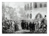 Destruction of the Inquisition in Barcelona, 10th March 1820 Giclee Print by Hippolyte Lecomte