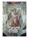 Sistine Chapel Ceiling: the Prophet Isaiah reproduction procédé giclée par Michelangelo Buonarroti 