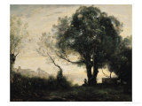Souvenir of Castel Gandolfo Giclee Print by Jean-Baptiste-Camille Corot Souvenir of Castel Gandolfo Giclee Print by Jean-Baptiste-Camille Corot