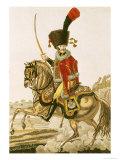 Officer of the Hussars of the Imperial Guard During the First Empire Giclee Print