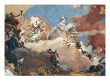 Apollo in His Sun Chariot Driving Beatrice I to Frederick I Barbarossa Giclee Print by Giovanni Battista Tiepolo