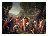 Leonidas at Thermopylae, 480 BC, 1814 ジクレープリント - ジャック・ルイ・リンダ・クーラリス Leonidas at Thermopylae, 480 BC, 1814 ジクレープリント - ジャック・ルイ・リンダ・クーラリス