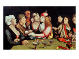 The Marriage Contract reproduction procédé giclée par Quentin Metsys