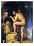 Oedipus and the Sphinx, 1808 reproduction procédé giclée par Jean-Auguste-Dominique Ingres