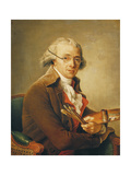 Portrait of Francois-Andre Vincent reproduction procédé giclée par Adelaide Labille-Guiard