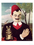 Portrait of Pierre Loti circa 1891 reproduction procédé giclée par Henri Rousseau