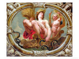 Virgo, from the Signs of the Zodiac reproduction procédé giclée par Jacob Jordaens