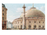 View of the Grain Market and the Astronomical Column, Paris, 18th-19th Century Giclee Print by Victor Jean Nicolle