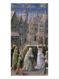 Burial Procession, from the "Book of Hours of Louis D'Orleans", 1469 Giclee Print by Jean Colombe