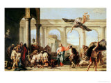 Jesus Healing the Paralytic at the Pool of Bethesda, circa 1759 Giclee Print by Giandomenico Tiepolo