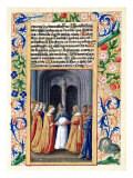 The Marriage of Michal to David, from the "Book of Hours of Louis D'Orleans", 1469 Giclee Print by Jean Colombe