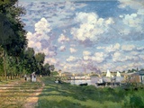 The Marina at Argenteuil, 1872 Giclée-Druck von Claude Monet