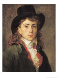 Portrait of Baron Antoine Jean Gros Aged 20 Giclee Print by Francois Pascal Simon Baron Gerard