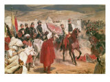 Marshal Thomas Bugeaud and Colonel Jospeh Vantini During the Conquest of Algeria, 1846 ジクレープリント - ホレス・ヴェルネ