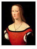 Portrait of a Woman, 1500s reproduction procédé giclée par Lorenzo Costa