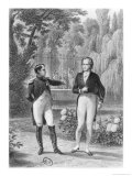 Meeting Between Napoleon I and Benjamin Constant de Rebecque from "Memoires D'Outre-Tombe" Giclee Print by Felix Philippoteaux