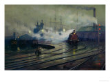 Cardiff Docks, 1896 Giclee Print by Lionel Walden