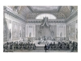 Assemblee des Notables Presided Over by Louis XVI 1787 Giclee Print by Jean-Michel Moreau the Younger