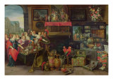 Ulysses Recognising Achilles Amongst the Daughters of Lycomedes reproduction procédé giclée par Frans Francken the Younger