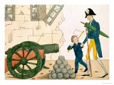 Caricature of Charles X and the Henri Duc de Bordeaux, 25th July 1830 Lámina giclée