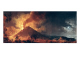 The Eruption of Mount Vesuvius in 1771 Giclée-Druck von Pierre Jacques Volaire