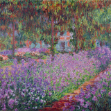 Le jardin de l'artiste à Giverny, 1900 Reproduction procédé giclée par Claude Monet