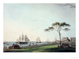 View Taken on the Esplanade, Calcutta, Plate I from View Taken on the Esplanade, Calcutta, Plate I from