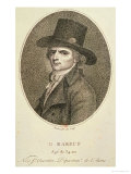 Medallion Portrait of Francois Noel Known as Gracchus Babeuf, 1794 Giclee-trykk av Francois Bonneville