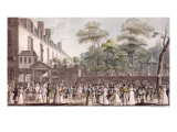 Promenade in the Turkish Garden, Boulevard Du Temple, 1810 Reproduction procédé giclée par Jean Pierre Marie Jazet
