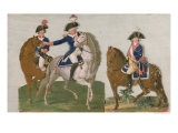 Army Commander and an Officer of the Mounted Police Giclee Print by Le Sueur Brothers 