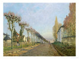 Rue de La Machine, Louveciennes, 1873 reproduction procédé giclée par Alfred Sisley