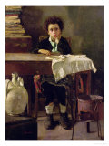 The Little Schoolboy, or the Poor Schoolboy Lámina giclée por Antonio Mancini The Little Schoolboy, or the Poor Schoolboy Lámina giclée por Antonio Mancini