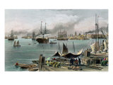 Port of New Orleans Reproduction procédé giclée par Alfred Rudolf Waud