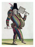 Polichinelle Giclee-trykk av Nicolas Bonnart