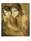 Mother and Child, 1893 reproduction procédé giclée par Franz Seraph von Lenbach