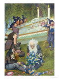 The Seven Dwarves Mourning Snow White, 1911 reproduction procédé giclée