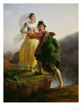Bianca Cappello Fleeing with Her Lover Francesco de Medici Giclee Print by Louis Ducis Bianca Cappello Fleeing with Her Lover Francesco de Medici Giclee Print by Louis Ducis