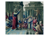 St. Paul Preaching at the Areopagus, from a Series Depicting the Acts of the Apostles Giclee Print by Raphael 