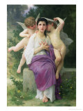 The Heart's Awakening, 1892 Giclee-trykk av William Adolphe Bouguereau The Heart's Awakening, 1892 Giclee-trykk av William Adolphe Bouguereau