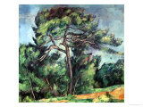 The Large Pine, circa 1889 Giclee Print by Paul Cézanne